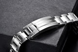 TOP BRAND DESIGN 40MM GMT Luxury NH34 Automatic Stainless Steel Waterproof Men Mechanical Wristwatch