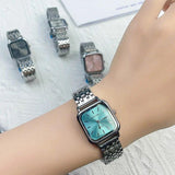 New Arrival Luxury Stainless Steel Simple Quartz Casual Fashion Versatile Small Square Wristwatch - The Jewellery Supermarket