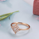Unique 14K Gold Filled  AAA Zircon Diamonds Fashion Women Fine Jewellery Ring