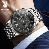 Top Brand Original Stainless Steel Waterproof Quartz, High Quality Trend Casual Men Wrist Watches for Men