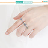 Terrific 1CT VVS1 GRA Certified Moissanite Diamonds Solitaire Rings, Engagement Wedding Silver Fine Jewellery
