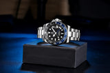 TOP BRAND DESIGN 40MM GMT Luxury NH34 Automatic Stainless Steel Waterproof Men Mechanical Wristwatch