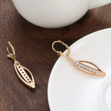 14 Karat Gold Filled Elegant AAA Zircon Diamonds Delicate Drop Luxury Earrings for Women