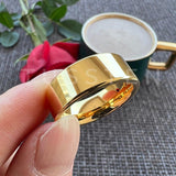 New Arrival Multicolor Shiny Polish Tungsten For Men and Women Comfort Fit Trendy Wedding Ring - The Jewellery Supermarket