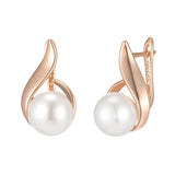 14 Karat Gold Filled Simple Elegant Pearl Fine Jewellery Earrings For Women