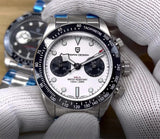 New Arrival Panda Chronograph Luxury Quartz Japanese Movement Sapphire Mirror 10Bar Waterproof Wrist Watches for Men