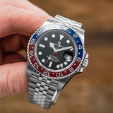 New V3 Version GMT Luxury Sapphire Automatic Mechanical 40MM Stainless Steel Waterproof Watches for Men