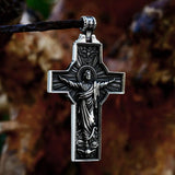 New Style Religious Shrine Giant Cross Necklace Titanium Steel Pendant Stainless Steel Male Trend Jewellery - The Jewellery Supermarket