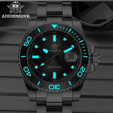 Fashion Gradient Colour Rotatable Bezel Watches Luminous 200m Waterproof 41mm Diver Stainless Men's Quartz Watches