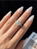 Luxury 2 Carat VVS1 D Colour Moissanite Diamond Gemstone Solitaire Ring