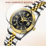 Top Brand Luxury Fashion Elegant Quartz Wristwatches, Creative Steel Waterproof Watches For Women - Ideal Gifts