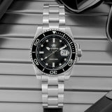 Super Blue Luminous 200M Waterproof Stainless Steel Sports Diving Quartz Watches
