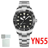 Top Brand New Men's Mechanical Watch NH35 Automatic Men's Sapphire Glass Ceramic Bezel Stainless Steel 10BAR Watch
