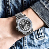 Brand Luxury 40mm Diver Automatic Watches for Men - NH35 Movement Sapphire Glass Men's Mechanical Wristwatches