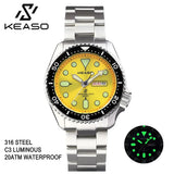 MIYOTA 2035 Luminous Sports Steel 200M Waterproof Sapphire Quartz Dive Watch