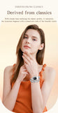 Snake Shape Design Exquisite Fashion Casual Waterproof Copper Band Wristwatch