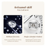 New Original Luxury Women Watch Waterproof Calendar Luminous Stainless Steel Elegant Fashion Quartz Wristwatches