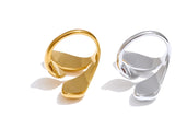 18K Gold Plated High Quality Smooth Stainless Steel Geometric Casting Distinctive