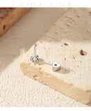 Multi -Styles 925 Silver Geometric Moissanite Heart Screw Stud Helix Earrings