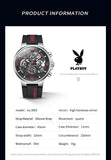 High Quality Silicone Strap Men's Watch Fashion Trend Multifunction Quartz Wristwatch Luxury Quality Male Wristwatch