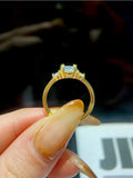 Impressive 1.2 Carat VVS1 D Colour Moissanite Solitaire Rings for Women