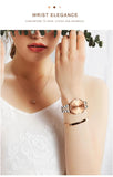 New Elegant Leisure Watch Top Brand Japanese Movement Stainless Steel Fashion Roman Scale Women's Quartz Watches