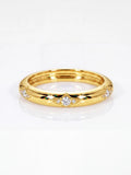 Fashion Shiny Round VVS1 D Colour Moissanite Diamond Ring Fine Jewellery