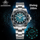 Top Brand Ceramic Bezel Colorful Dial Quartz Watches 200m Waterproof BGW9 Luminous Diver Watch For Men