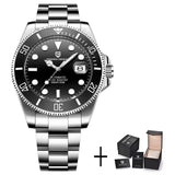 Top Brand New 39MM Submersible Mechanical Watch Ceramic Bezel Luxury Sapphire Glass 100M Waterproof Automatic Watch