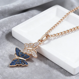 14K Gold Filled Unique Butterfly Design Luxury Fashion Pendant And Necklace For Women