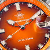 Top Brand Popular Quartz 200M Waterproof Super Luminous Luxury AD2089 Stainless Steel Silicone Strap Wristwatches