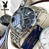 New Arrival Original Luxury Brand Quartz  Business Men's Watches, Chronograph Waterproof Stainless Steel Wristwatch
