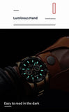 Popular Brand Fashion Business Sport Silicone Strap Luxury Date Waterproof Quartz Chronograph Watches for Men - The Jewellery Supermarket