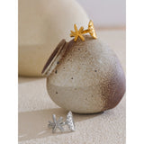 18K Gold Plated Ocean Style Stainless Steel Metal Shell Starfish Adjustable Summer Charm Ring
