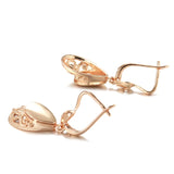 14K Rolled Gold Geometric Convex Drop Trend Minimalist Personality Earrings