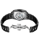 Leisure Hollow Triangle Design Fashion Automatic Movement Mechanical Mens Wristwatches. Luxury WatchesMen Gifts