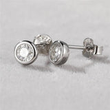 Admirable 0.3 CT 4mm Moissanite Diamonds Stud Earrings 925 Silver Moissanite Fine Jewellery - The Jewellery Supermarket