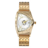 Luxury Brand Triangle Men Sports Quartz Watches For Men - Stainless Steel Golden Waterproof Popular Wrist Watches