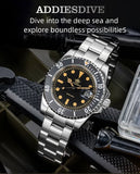 Luxury Brand Calendar Display 20Bar Waterproof Ceramic Bezel 316L Stainless Steel C3 Super Luminous Quartz Men Watches