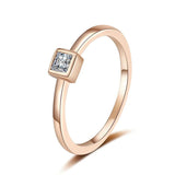 Classic Design Moissanite Diamonds Solitaire Rings For Women 925 Silver with White Champagne Gold Plated Jewellery