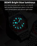 Luxury GMT Men's Diving Watch 200m Waterproof Bubble Mirror Glass Quartz Watch