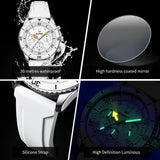 High Quality Top Brand Best Selling Multifunction Silicone Strap Waterproof Fashion Trend Original Quartz Watches
