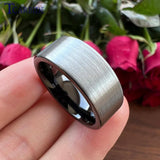 New Arrival Pipe Cut Brushed Finish 6MM 8MM Classic Tungsten Carbide Rings for Men Women - Dailylife Gift Comfort Fit Jewellery