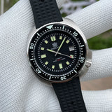 Sapphire Glass Ceramic Bezel Insert Luminous Men NH35 Ceramic Bezel Dive Watch