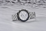 Luxury Chronograph AR Sapphire Mirror Ceramic Bezel New Moon Men's Quartz Watches