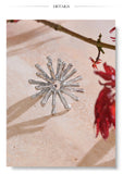 18K Gold Plated Stainless Steel Sun Flower Fashion Ring for Women  Daily Jewellery