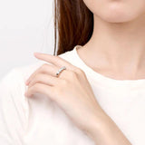 Wonderful 1.5 Carat Moissanite Diamonds Eternity Rings For Women -  Wedding Engagement Silver Fine Jewellery - The Jewellery Supermarket