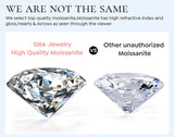 Luxury VVS1 D Colour Moissanite Diamond Simple Round Rings Quality Fine Jewellery