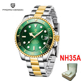 Luxury Brand Top Luxury Gold Automatic Mechanical Wrist Watch Men - Stainless Steel Waterproof New Men's Watches