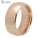 New Domed Polished Shiny 10mm Men Women Tungsten Engagement Wedding Rings